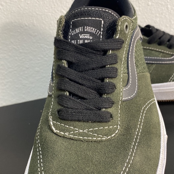 Vans pop cushion men’s shoes size 8.5 -ARMY GREEN - Picture 3 of 3